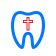 Blue tooth icon illustrating dental emergency