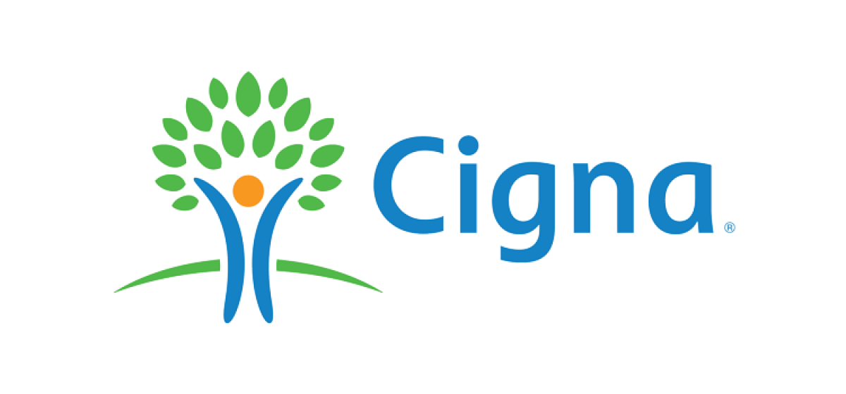 Insurances accepted, Cigna and Logo